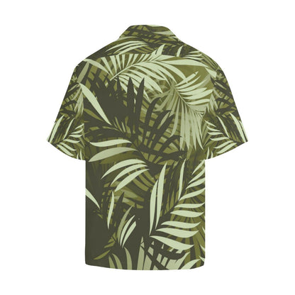 Palm Leaves Pattern Print Design PL05 Men Hawaiian Shirt-JorJune
