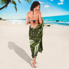 Palm Leaves Pattern Print Design PL05 Sarong Pareo Wrap-JORJUNE.COM