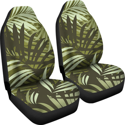 Palm Leaves Pattern Print Design PL05 Universal Fit Car Seat Covers-JorJune