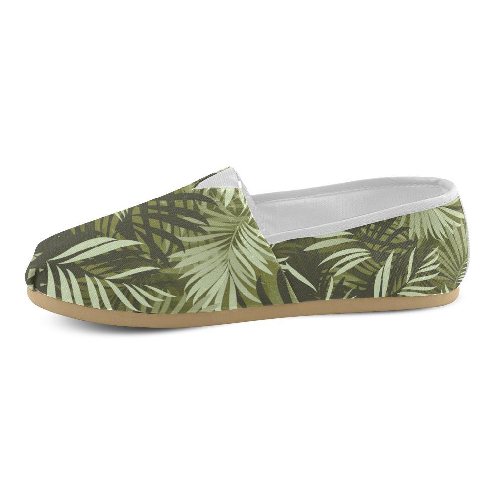 Palm Leaves Pattern Print Design PL05 Women Casual Shoes-JorJune.com