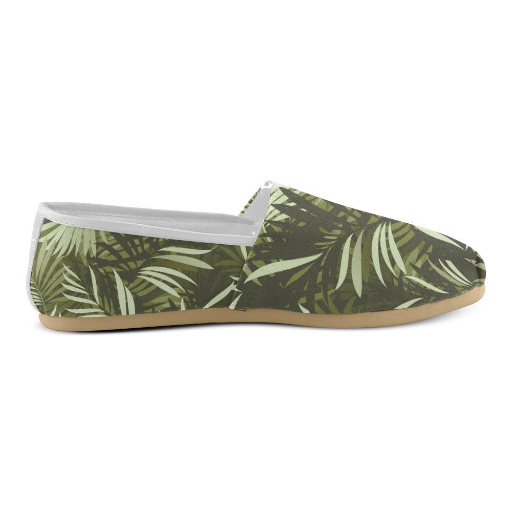 Palm Leaves Pattern Print Design PL05 Women Casual Shoes-JorJune.com