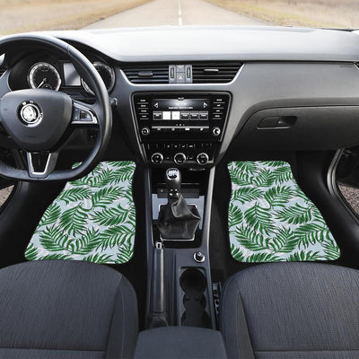 Palm Leaves Pattern Print Design PL06 Car Floor Mats-JORJUNE.COM