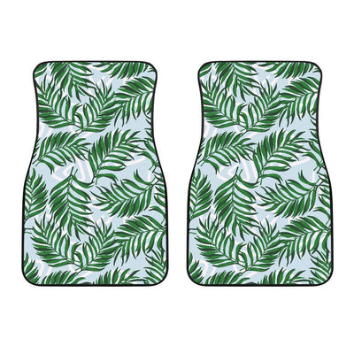 Palm Leaves Pattern Print Design PL06 Car Floor Mats-JORJUNE.COM