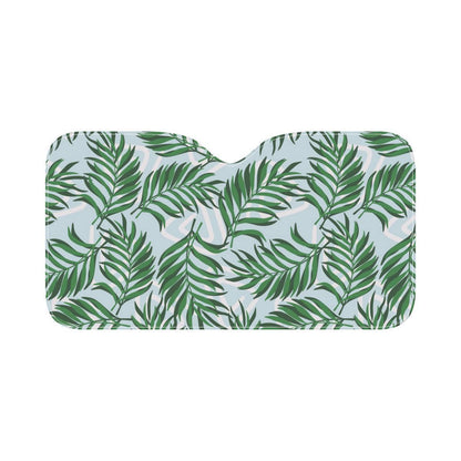 Palm Leaves Pattern Print Design PL06 Car Sun Shade-JorJune