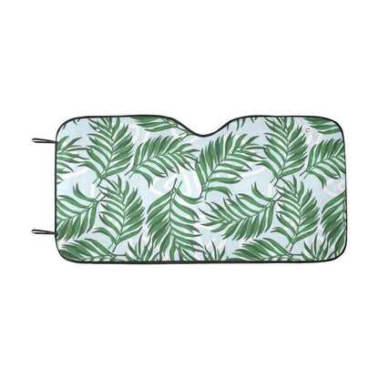 Palm Leaves Pattern Print Design PL06 Car Sun Shade-JorJune