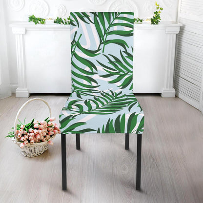 Palm Leaves Pattern Print Design PL06 Dining Chair Slipcover-JORJUNE.COM