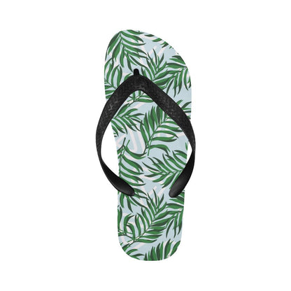 Palm Leaves Pattern Print Design PL06 Flip Flops-JorJune