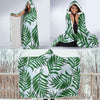 Palm Leaves Pattern Print Design PL06 Hooded Blanket-JORJUNE.COM