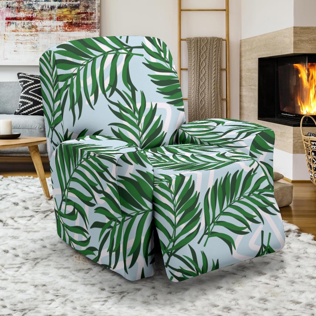 Palm Leaves Pattern Print Design PL06 Recliner Slipcover-JORJUNE.COM