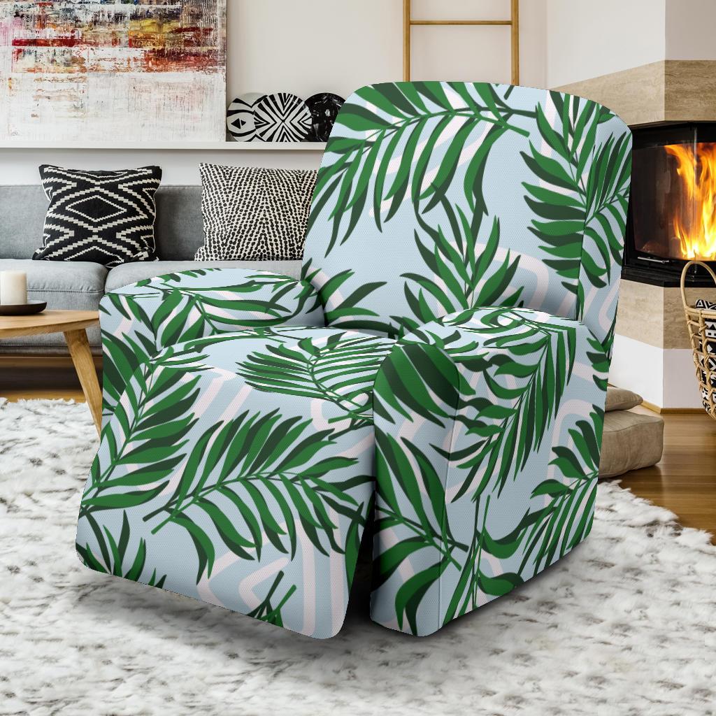 Palm Leaves Pattern Print Design PL06 Recliner Slipcover-JORJUNE.COM