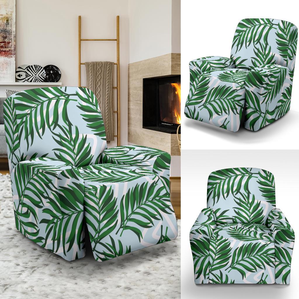 Palm Leaves Pattern Print Design PL06 Recliner Slipcover-JORJUNE.COM