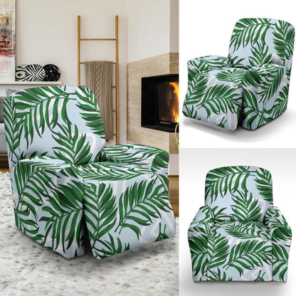 Palm Leaves Pattern Print Design PL06 Recliner Slipcover-JORJUNE.COM