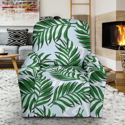 Palm Leaves Pattern Print Design PL06 Recliner Slipcover-JORJUNE.COM