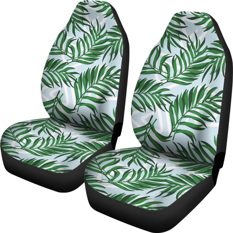 Palm Leaves Pattern Print Design PL06 Universal Fit Car Seat Covers-JorJune