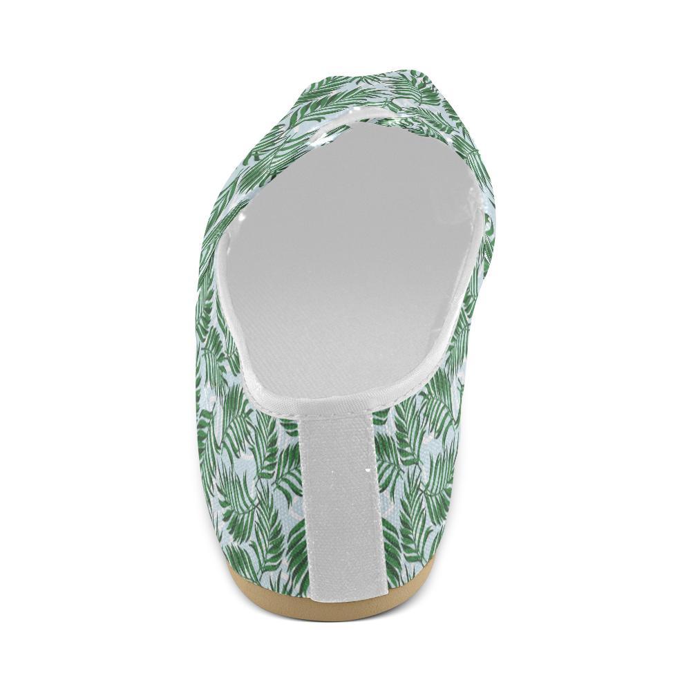 Palm Leaves Pattern Print Design PL06 Women Casual Shoes-JorJune.com