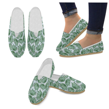 Palm Leaves Pattern Print Design PL06 Women Casual Shoes-JorJune.com