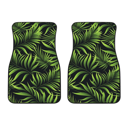 Palm Leaves Pattern Print Design PL07 Car Floor Mats-JORJUNE.COM