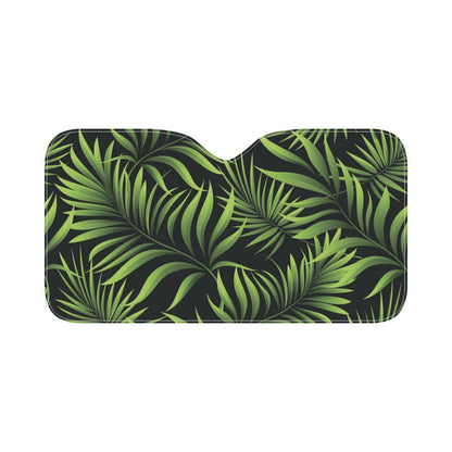 Palm Leaves Pattern Print Design PL07 Car Sun Shade-JorJune