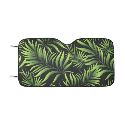 Palm Leaves Pattern Print Design PL07 Car Sun Shade-JorJune