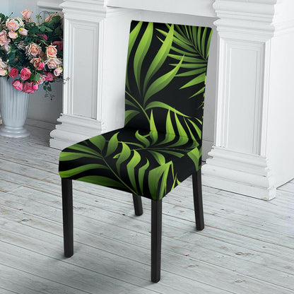 Palm Leaves Pattern Print Design PL07 Dining Chair Slipcover-JORJUNE.COM