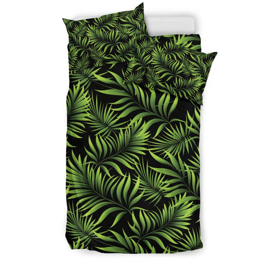 Palm Leaves Pattern Print Design PL07 Duvet Cover Bedding Set-JORJUNE.COM