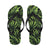 Palm Leaves Pattern Print Design PL07 Flip Flops-JorJune