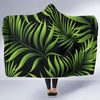 Palm Leaves Pattern Print Design PL07 Hooded Blanket-JORJUNE.COM