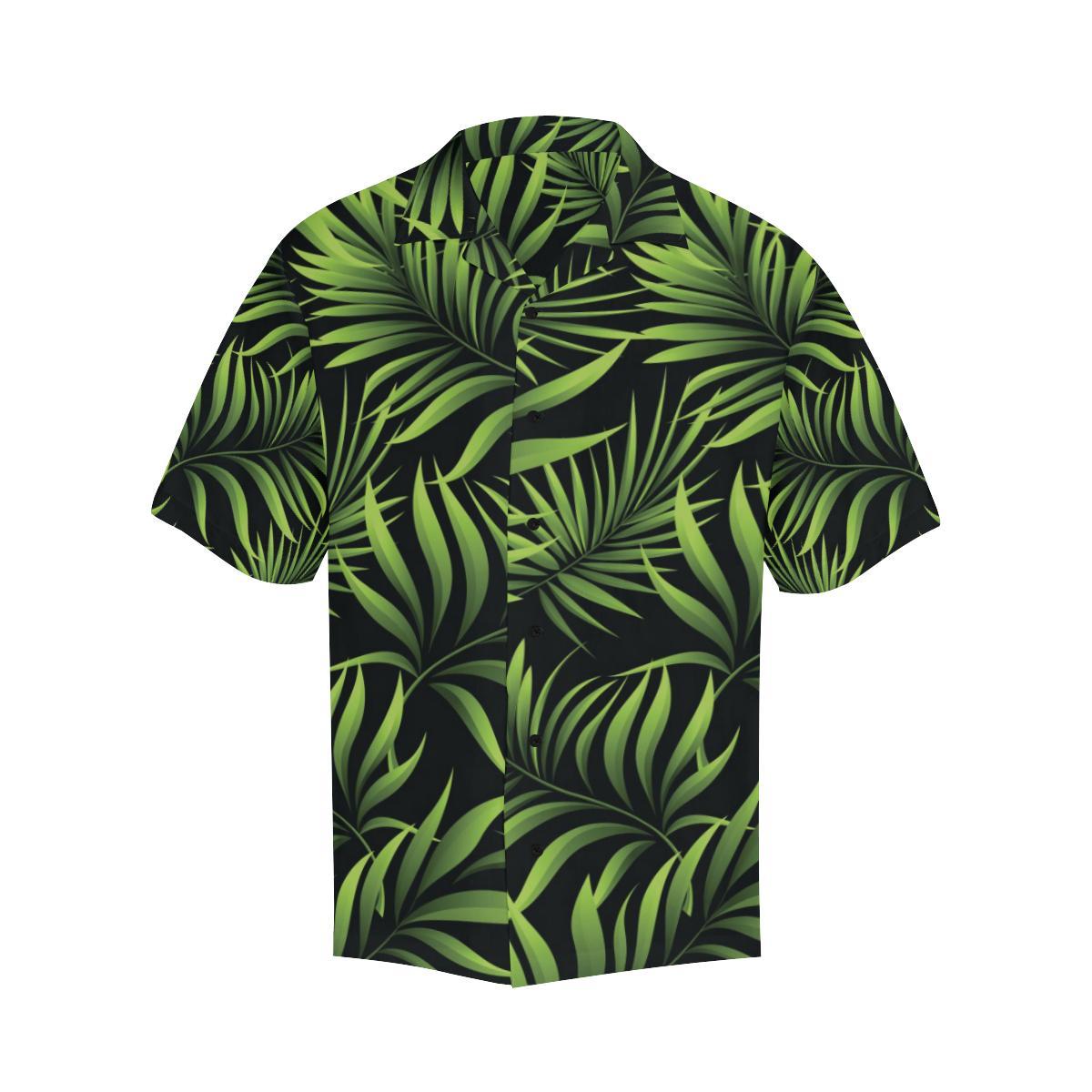 Palm Leaves Pattern Print Design PL07 Men Hawaiian Shirt-JorJune