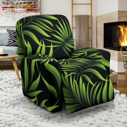 Palm Leaves Pattern Print Design PL07 Recliner Slipcover-JORJUNE.COM