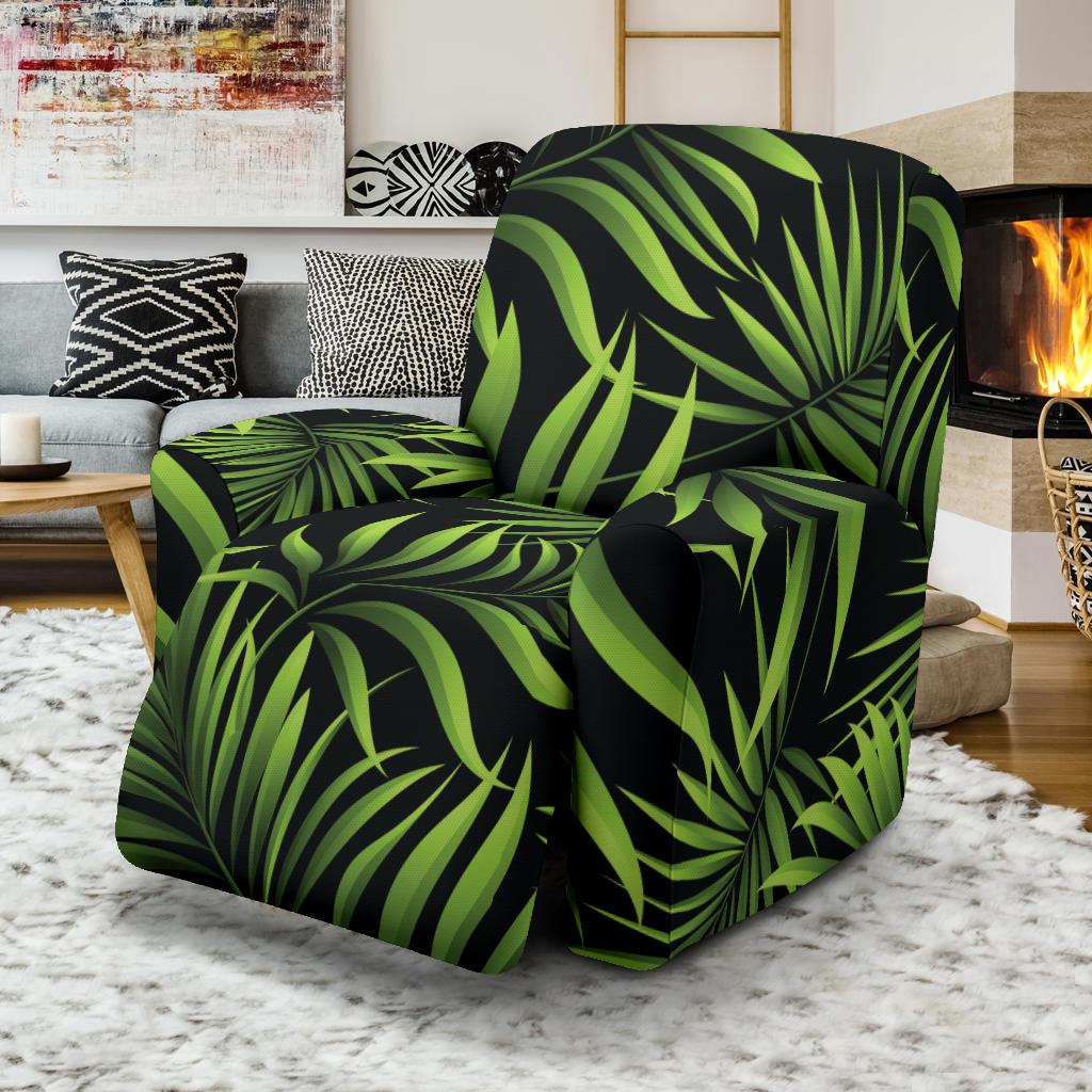 Palm Leaves Pattern Print Design PL07 Recliner Slipcover-JORJUNE.COM
