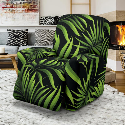 Palm Leaves Pattern Print Design PL07 Recliner Slipcover-JORJUNE.COM