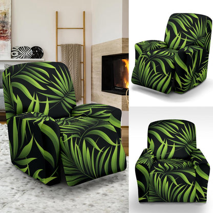 Palm Leaves Pattern Print Design PL07 Recliner Slipcover-JORJUNE.COM