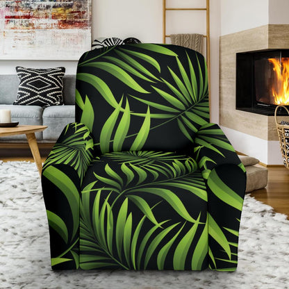 Palm Leaves Pattern Print Design PL07 Recliner Slipcover-JORJUNE.COM