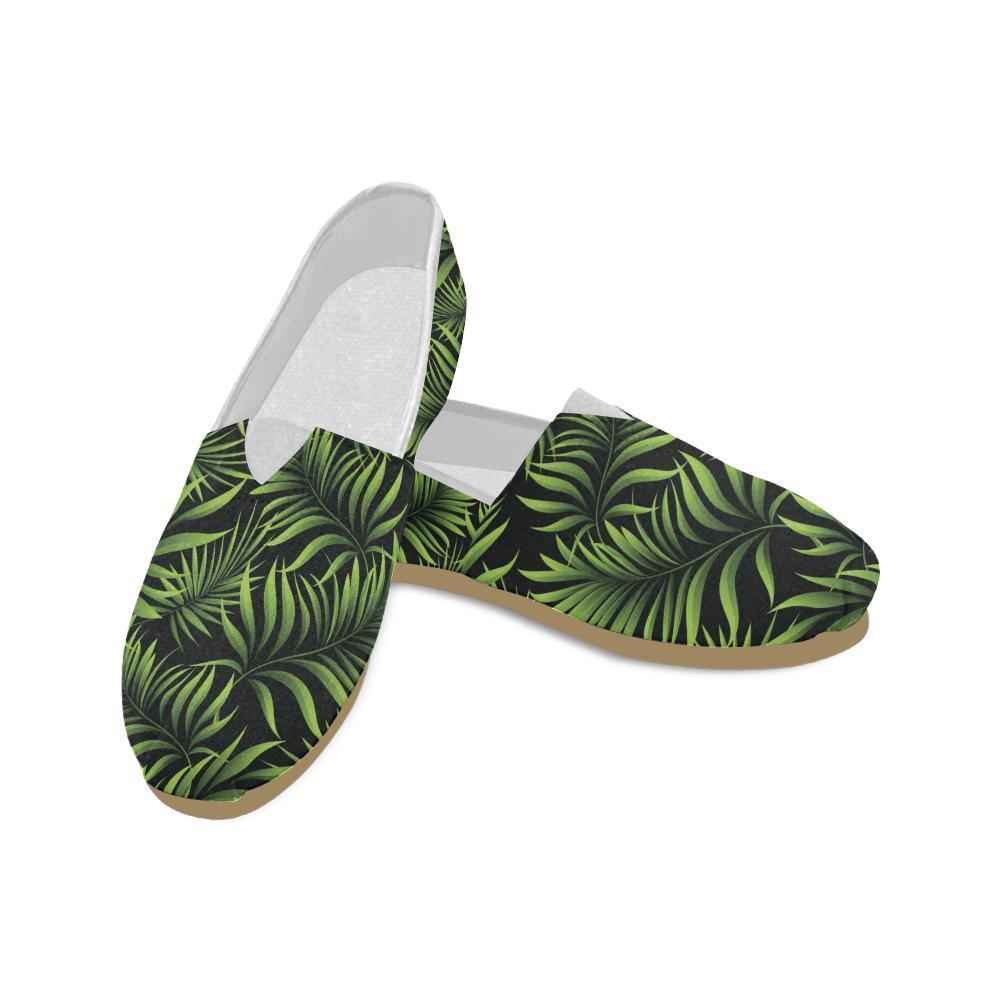 Palm Leaves Pattern Print Design PL07 Women Casual Shoes-JorJune.com