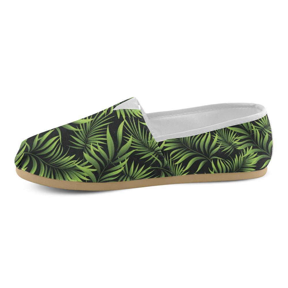 Palm Leaves Pattern Print Design PL07 Women Casual Shoes-JorJune.com