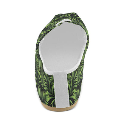 Palm Leaves Pattern Print Design PL07 Women Casual Shoes-JorJune.com