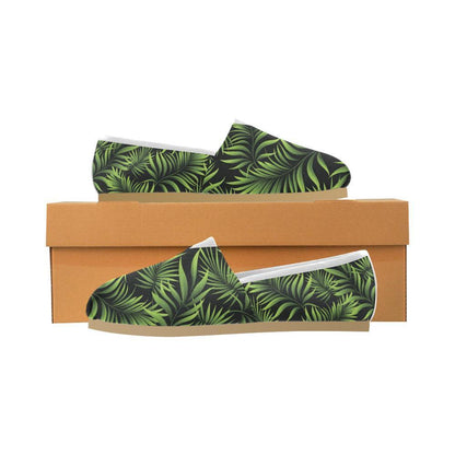 Palm Leaves Pattern Print Design PL07 Women Casual Shoes-JorJune.com