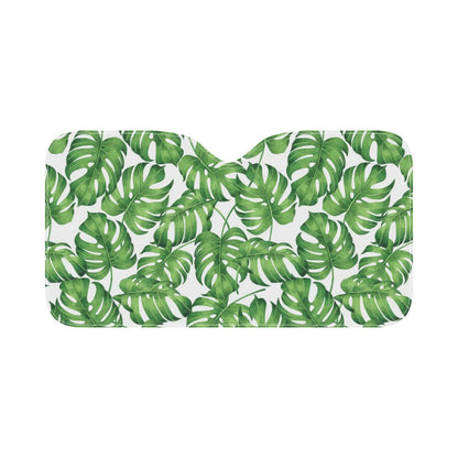 Palm Leaves Pattern Print Design PL08 Car Sun Shade-JorJune