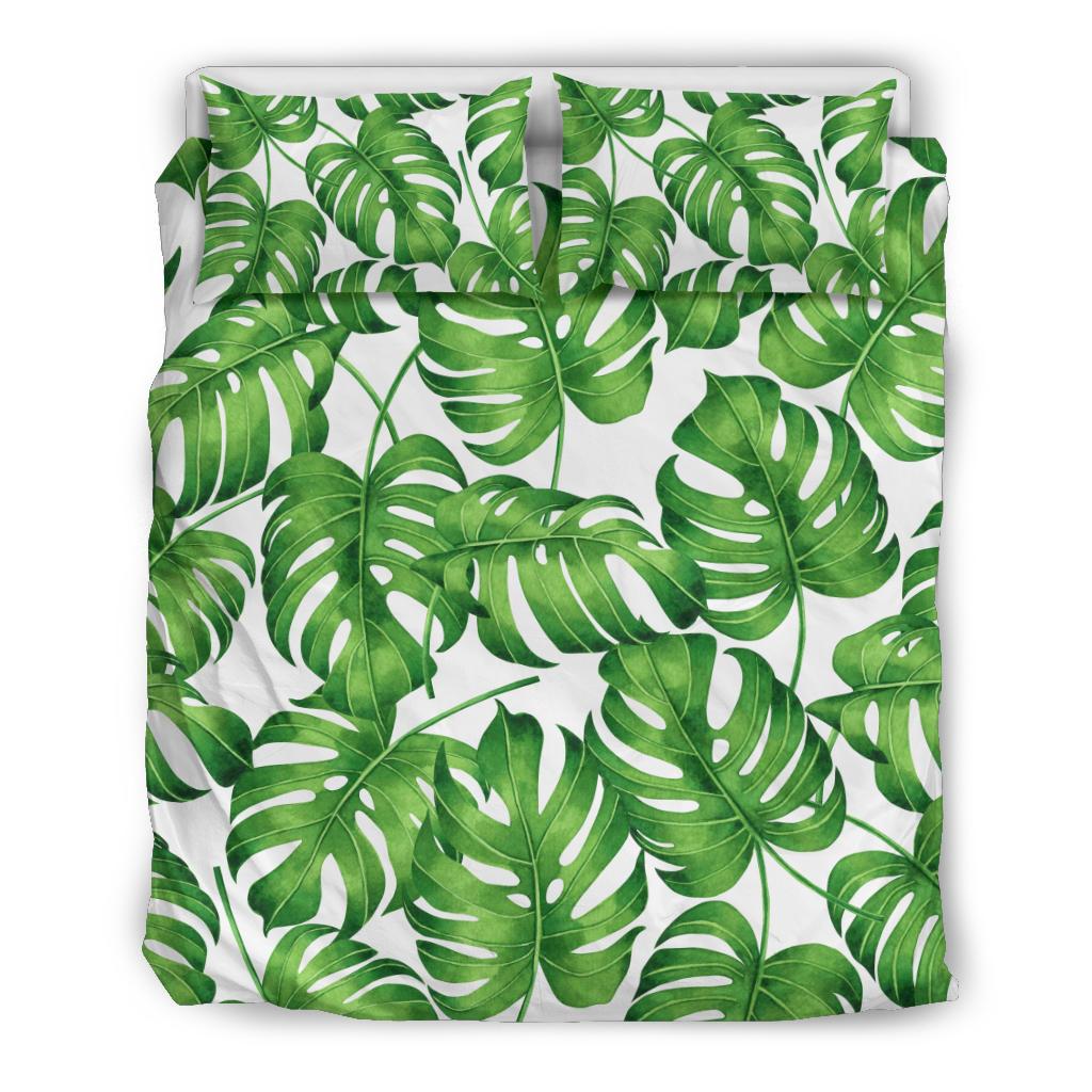 Palm Leaves Pattern Print Design PL08 Duvet Cover Bedding Set-JORJUNE.COM