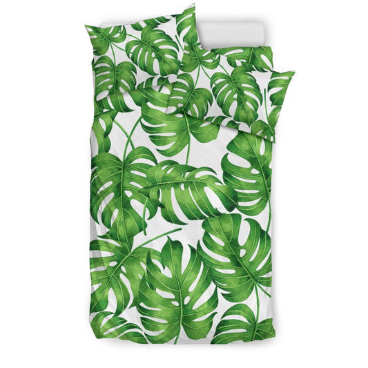 Palm Leaves Pattern Print Design PL08 Duvet Cover Bedding Set-JORJUNE.COM
