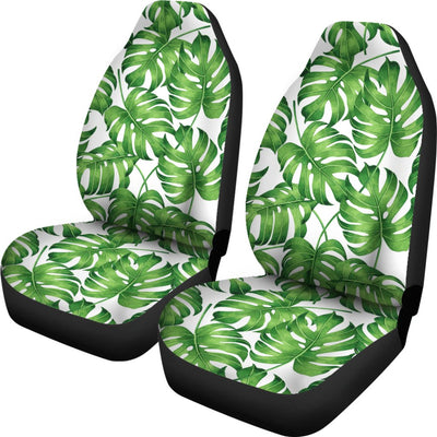 Palm Leaves Pattern Print Design PL08 Universal Fit Car Seat Covers-JorJune