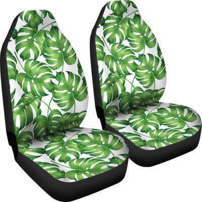 Palm Leaves Pattern Print Design PL08 Universal Fit Car Seat Covers-JorJune