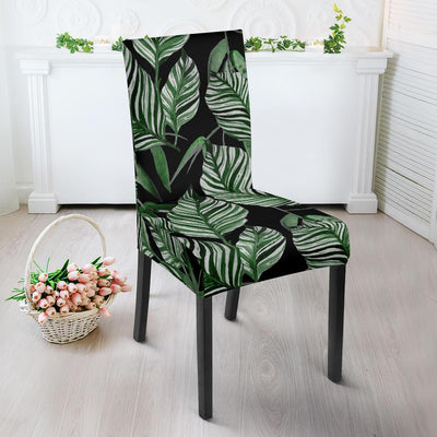 Palm Leaves Pattern Print Design PL09 Dining Chair Slipcover-JORJUNE.COM