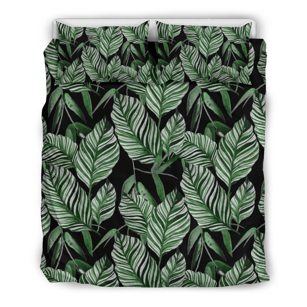 Palm Leaves Pattern Print Design PL09 Duvet Cover Bedding Set-JORJUNE.COM