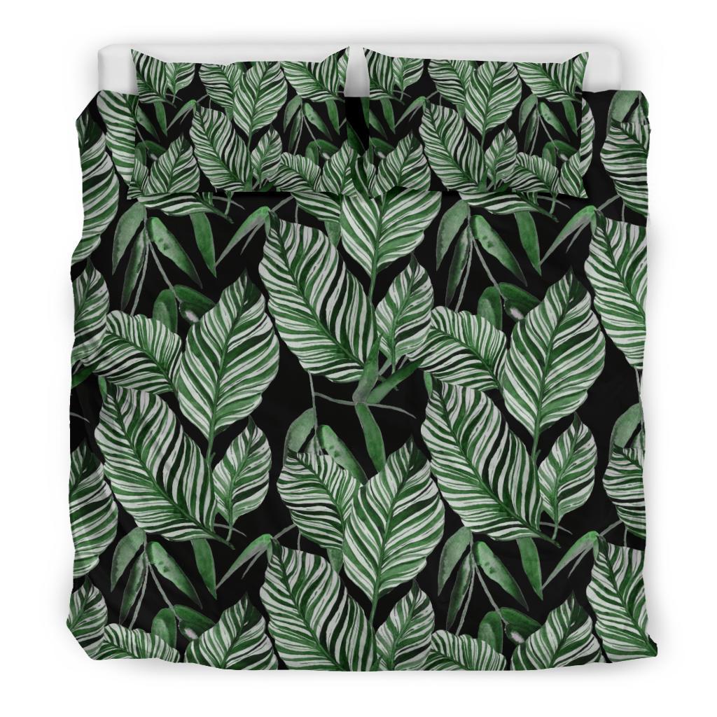 Palm Leaves Pattern Print Design PL09 Duvet Cover Bedding Set-JORJUNE.COM
