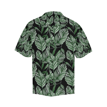 Palm Leaves Pattern Print Design PL09 Men Hawaiian Shirt-JorJune