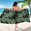 Palm Leaves Pattern Print Design PL09 Sarong Pareo Wrap-JORJUNE.COM