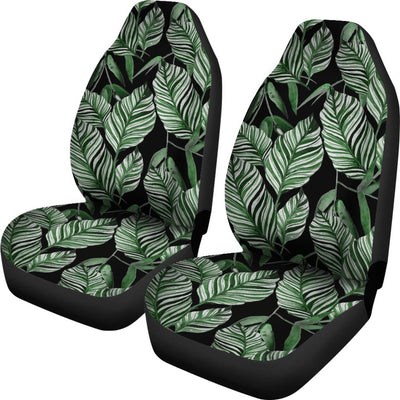 Palm Leaves Pattern Print Design PL09 Universal Fit Car Seat Covers-JorJune