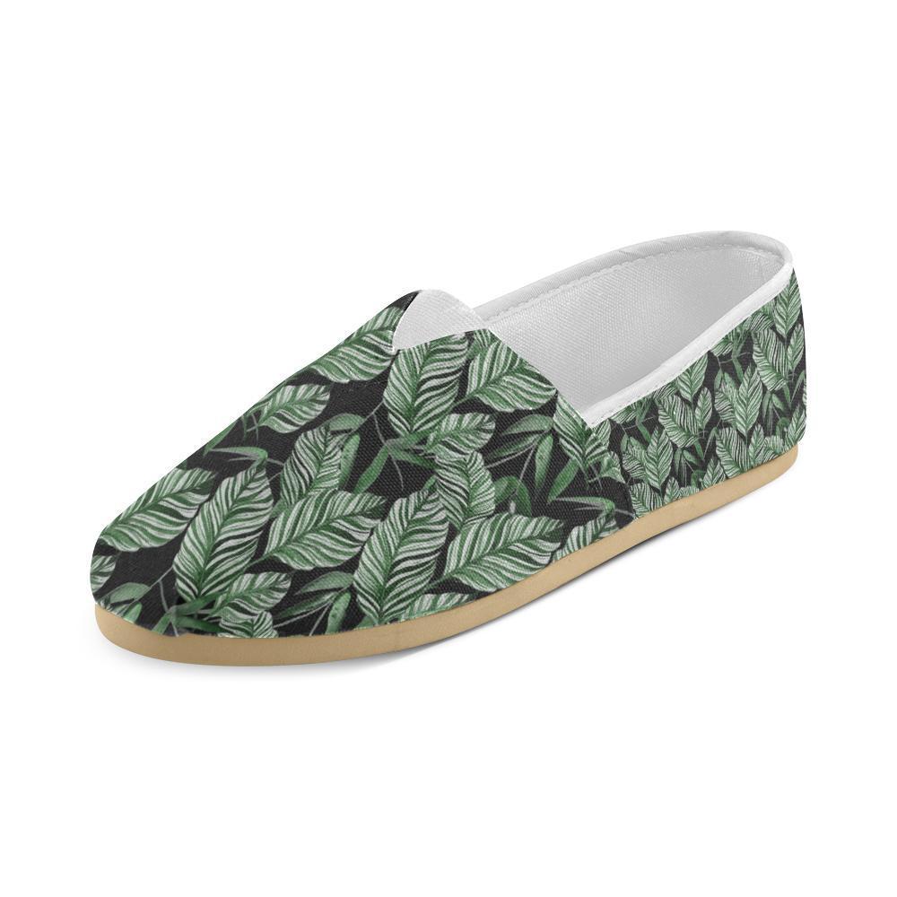 Palm Leaves Pattern Print Design PL09 Women Casual Shoes-JorJune.com