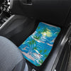 Palm Tree Beach Front and Back Car Floor Mats